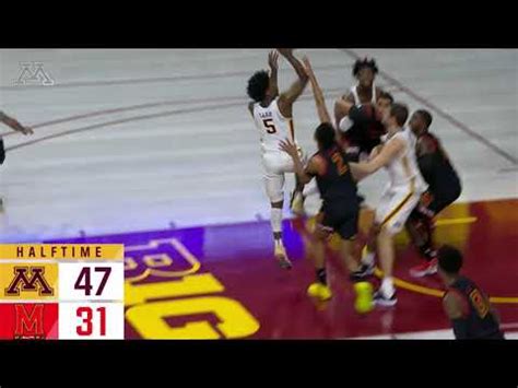 Highlights Gopher Men S Basketball Falls To Maryland 74 73 YouTube