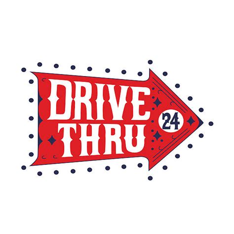 Drive Thru Sign Clipart