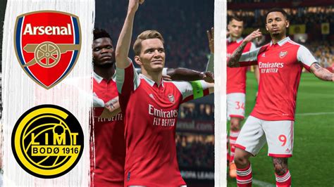 Arsenal Vs Bodo Glimt FIFA 23 Highlights YouTube