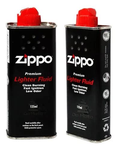 2x Fluido Premium Para Isqueiro Zippo 125 Ml Original