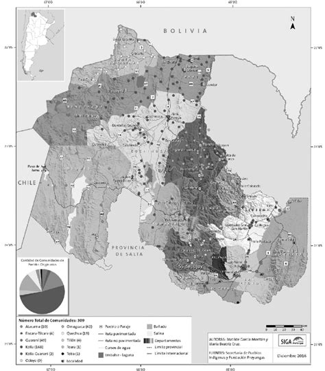 Ubicaci N De Comunidades Guaran Es Actuales Fuente Elaborado Por