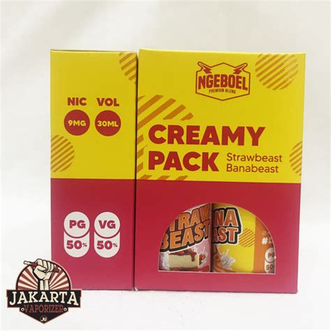 Jual Salt Ngeboel Creamy Pack Beast Series Ml X Pcs Pods By