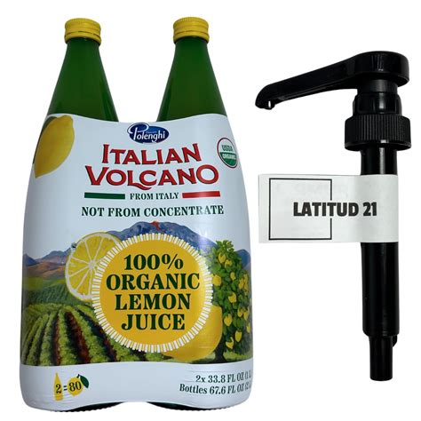 Amazon Latitud 21 Italian Volcano USDA Organic Lemon Juice 2