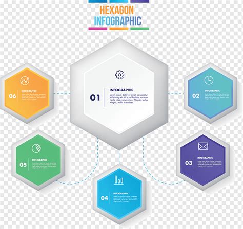 Hexagon Infographic Png Pngwing