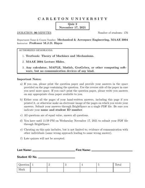 MAAE3004 Quiz 2 F2021 Quiz 2 Maae 3004 Carleton Studocu