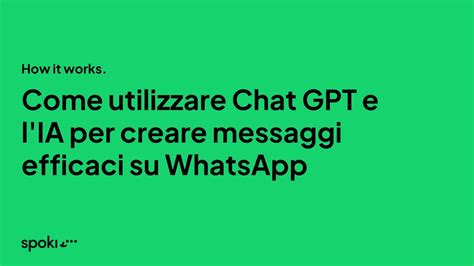 Come Utilizzare Chat Gpt E L Ia Per Creare Messaggi Efficaci Su