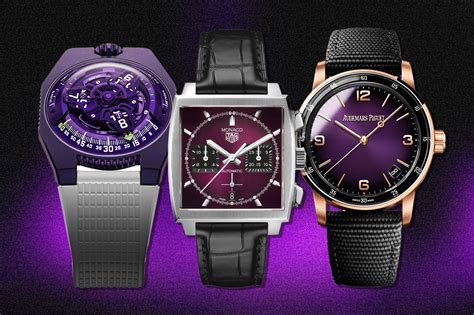 The Next Big Thing In Watches Is... The Colour Purple - DMARGE