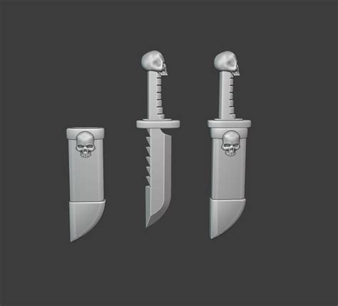 Stl File Combat Knife・3d Printer Model To Download・cults