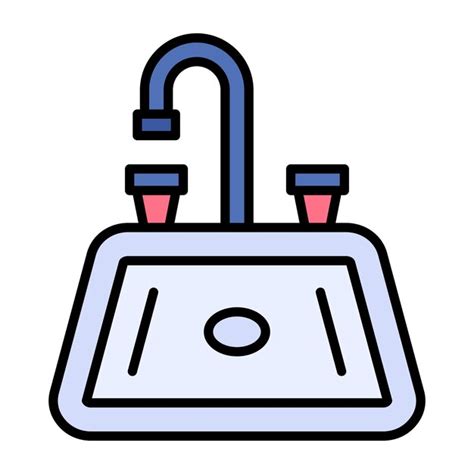 Premium Vector Sink Flat Illustration