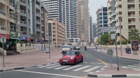 Dubai Tram Ride Jumeirah Beach Residence Tram Stop To Al Sufouh Tram