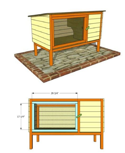 10 Free Diy Rabbit Hutch Plans That Make Raising Bunnies Easy Diy