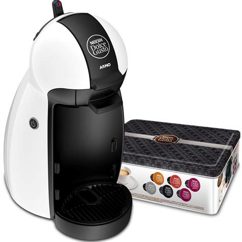 Café Fácil Cafeteira Expresso Dolce Gusto Piccolo Branca 110v Lata