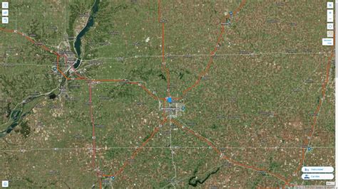 Normal Illinois Map