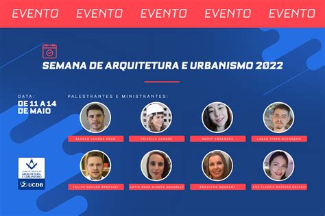 Curso Da UCDB Promove Semana De Arquitetura E Urbanismo 2022