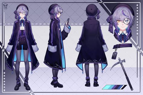 Vtuber Character Sheet Template