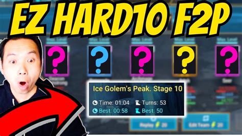 AMAZING 1 MINUTE F2P HARD10 ICE GOLEM SPEED FARM RAID SHADOW