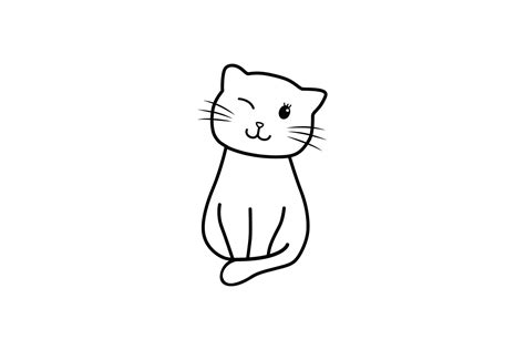 Line Art Emoji Animal Graphic by leafflystudio · Creative Fabrica