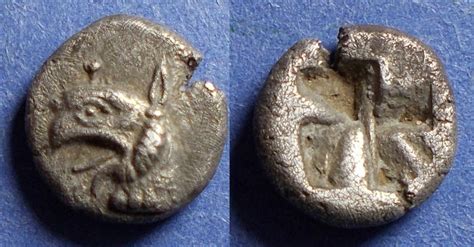 Ionia Phokaia Circa 500 BC Silver Diobol Greek Coins