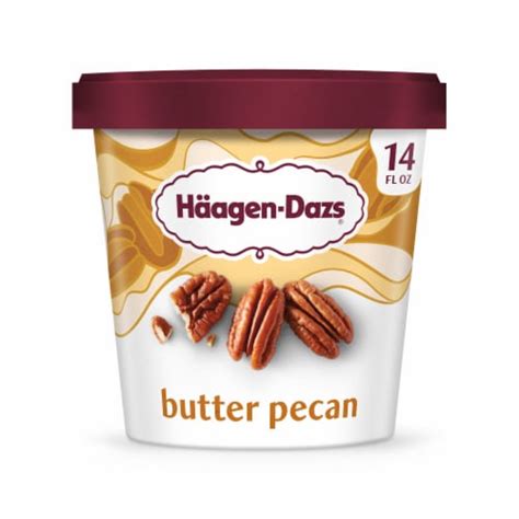 Haagen Dazs Butter Pecan Ice Cream Oz Fl Oz Kroger