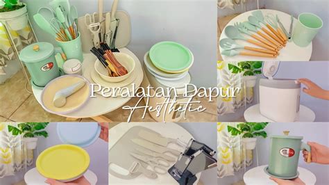 Part Shopee Haul Peralatan Dapur Aesthetic Rizukaofficial Youtube