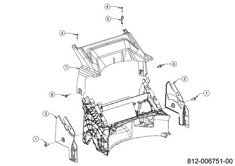 Cub Cadet Lm Dr Es Abdeckung Hinten Holmbraketten Ecpvs