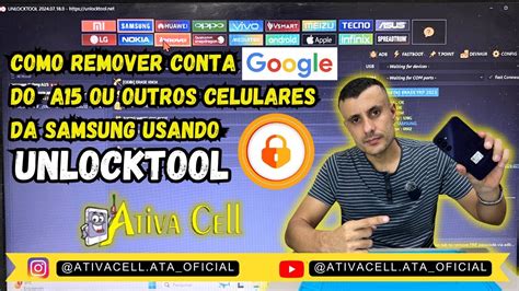 Como Remover Conta Google Do A15 Ou Outros Celulares Do Samsung Usando