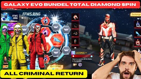 Ffws Glaxy Evo Bundel Total Diamond Spin Criminal Token Wheel