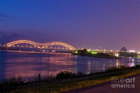 Memphis bridge Photograph by Miguel Celis - Fine Art America