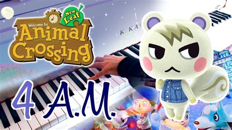 4am Animal Crossing New Leaf Piano Cover W Sheet Music Youtube