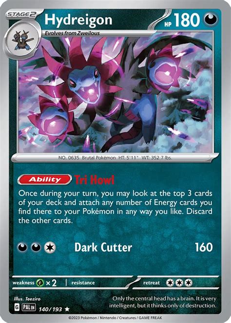 Hydreigon Pokémon MYP Cards