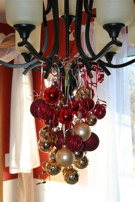 Christmas Decorations Bulbs From Chandelier Christmas Chandelier