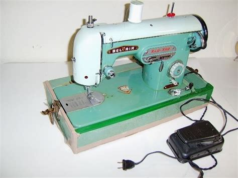 Vintage Bel Air Sewing Machine With Case Japan Works Sewing Machine Sewing Vintage Sewing