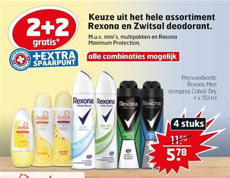 Rexona Men Deospray Cobalt Dry X Ml Aanbieding Bij Trekpleister