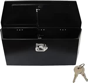 Amazon Silscvtt Inch Aluminum Trailer Tongue Toolbox Black