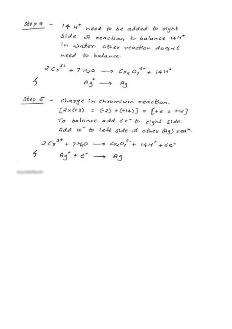 Solution Solution For When The Following Equation Is Balanced Properly Under Acidic Conditions