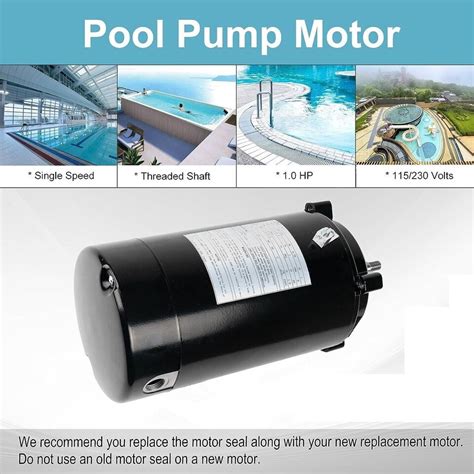 Pool Pump Motor And Seal Replacement Kit Fit Hayward Max Flow Super