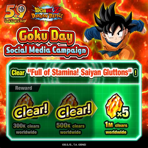 Dragon Ball Z Dokkan Battle On Twitter Goku Day Social Media