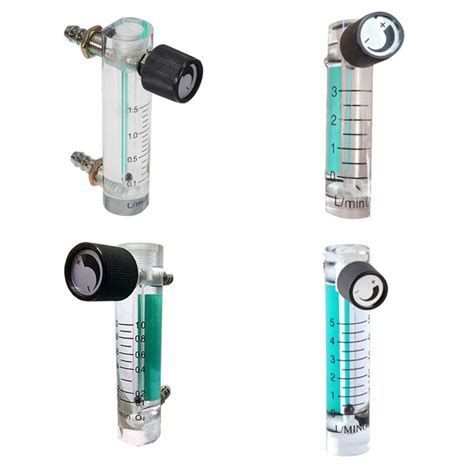 0 1 5LPM 1L Oxygen Flow Meter Flowmeter With Control Valve For Oxygen