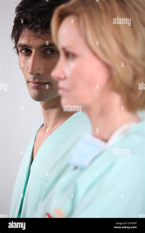 Portrait of health workers Stock Photo - Alamy