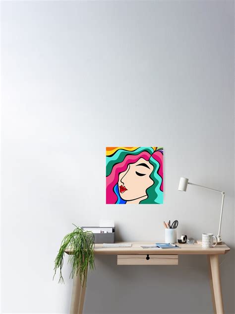 P Ster For Sale Con La Obra Pop Art Mujer Pop Art Pintura Pop Art