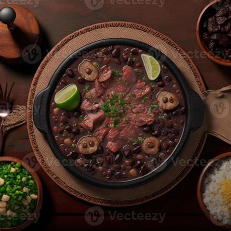 Delicious Brazilian Feijoada Food 14943627 Stock Photo at Vecteezy