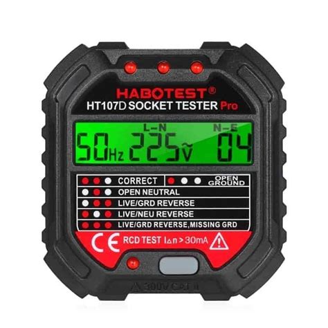 Habotest HT107D Socket Tester With Digital Display