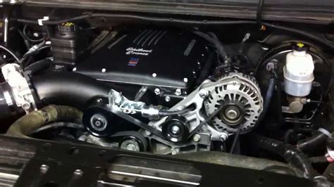 Rogs New Edelbrock E Force Supercharger Kit On The 2011 Gmc Sierra 62l First Start Up Youtube