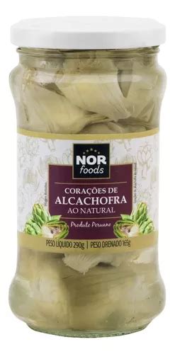 Corações De Alcachofra Em Conserva Nor Foods 290g MercadoLivre