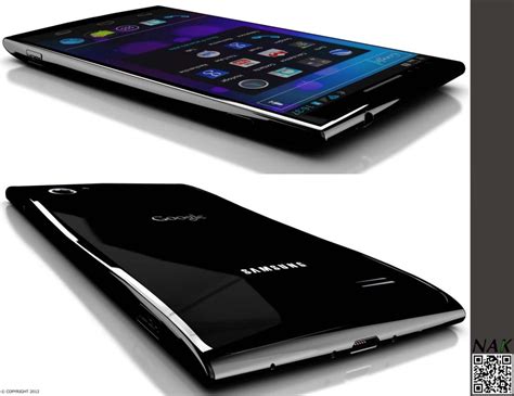 Mobilized Tech: Galaxy Nexus Black S concept by Antoine Brieux/NAK Studio