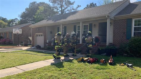 Three People Displaced After Heavy House Fire In Chesapeake