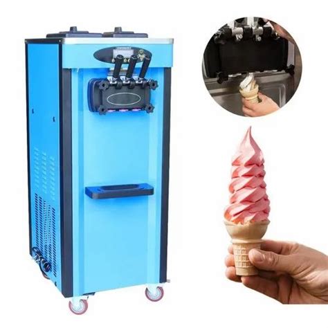 Soft Serve Ice Cream Machines Single Compressor Softy Ice Cream Machine