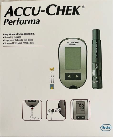 Accu Chek Performa Meter Test Strips Health Nutrition Health