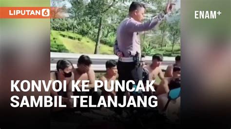 Nyeleneh Klub Motor Konvoi Telanjang Hingga Puncak LiputanEnam Vidio