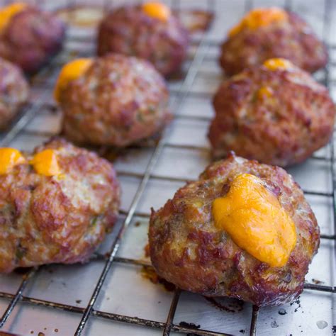 Cheddar Jalapeno Smoked Pork Bites Meatball Recipe